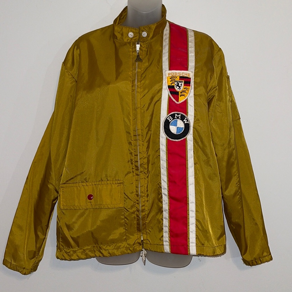 VINTAGE Great Lakes Jacket of Detroit PORSCHE and BMW Racing Jacket No S…